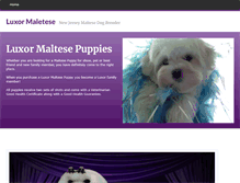 Tablet Screenshot of luxormaltese.com